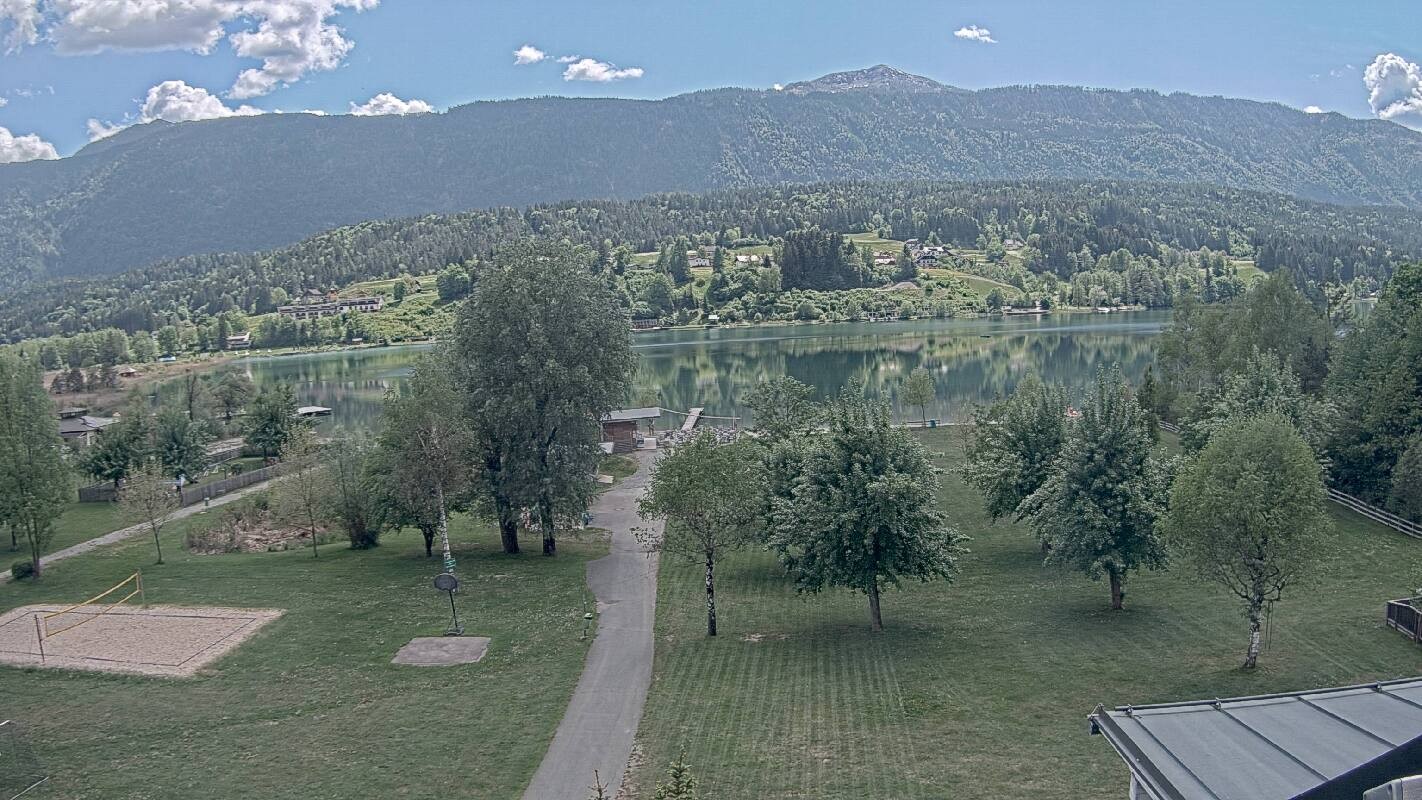Archiv Foto Webcam Schluga: Campingplatz und Strandbad