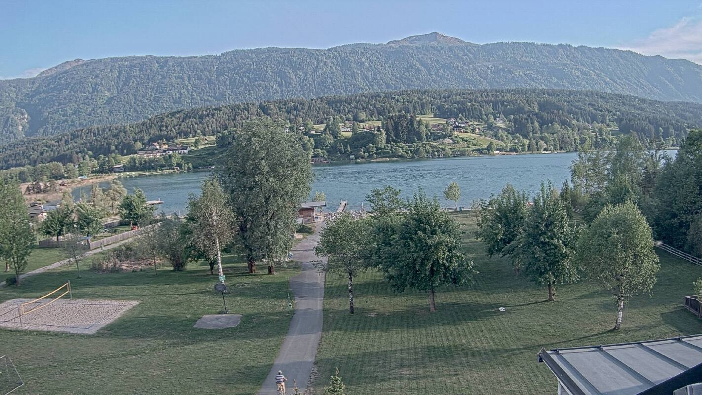 Archiv Foto Webcam Schluga: Campingplatz und Strandbad