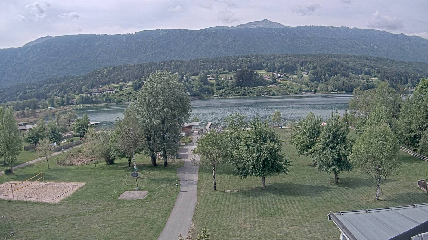 Archiv Foto Webcam Schluga: Campingplatz und Strandbad