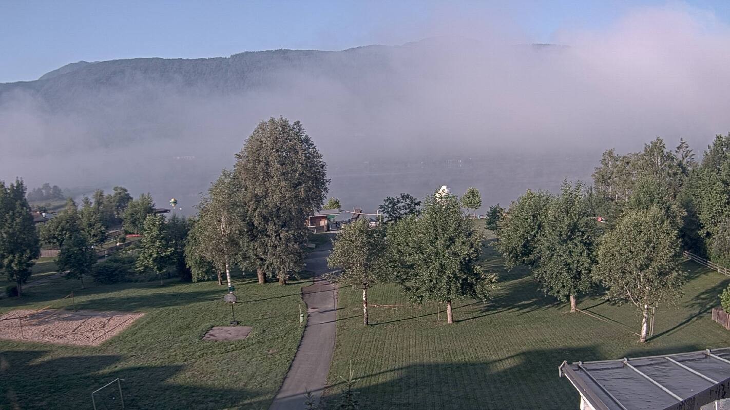 Archiv Foto Webcam Schluga: Campingplatz und Strandbad