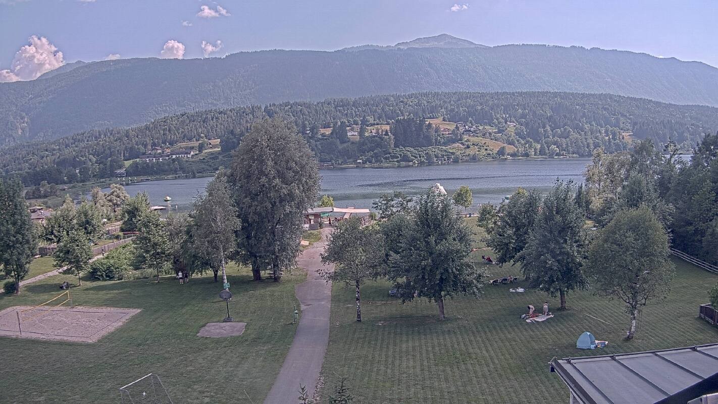 Archiv Foto Webcam Schluga: Campingplatz und Strandbad