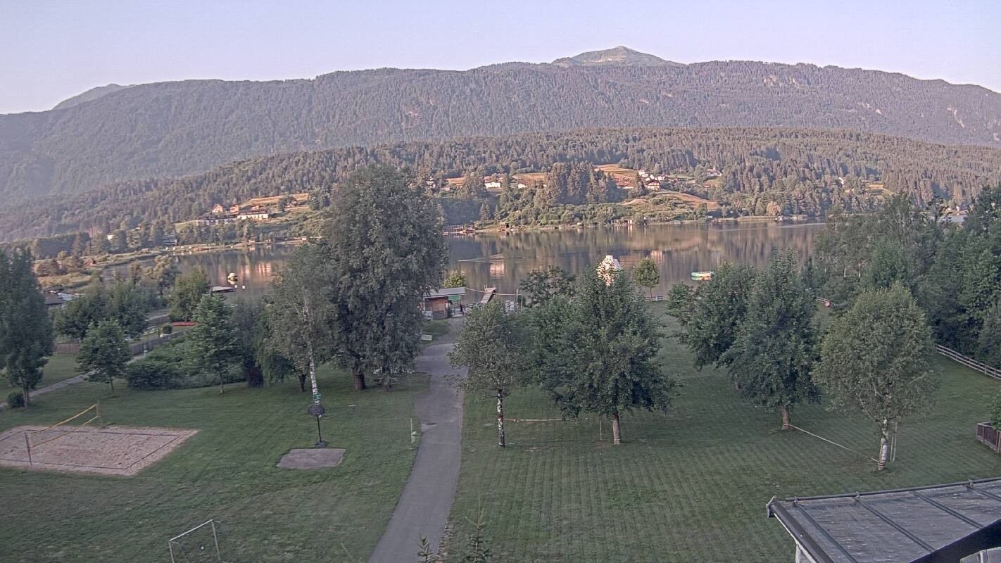 Archiv Foto Webcam Schluga: Campingplatz und Strandbad