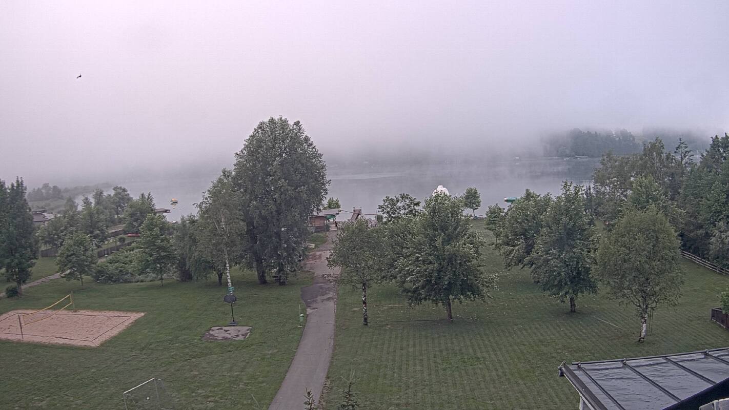 Archiv Foto Webcam Schluga: Campingplatz und Strandbad