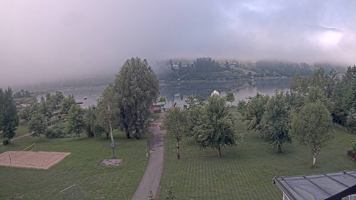 Archiv Foto Webcam Schluga: Campingplatz und Strandbad