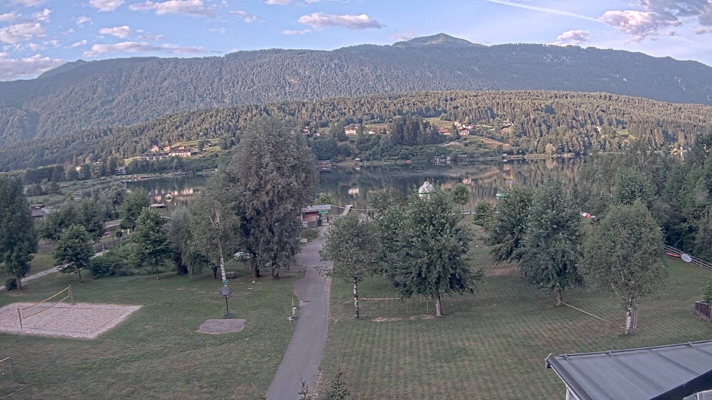 Archiv Foto Webcam Schluga: Campingplatz und Strandbad