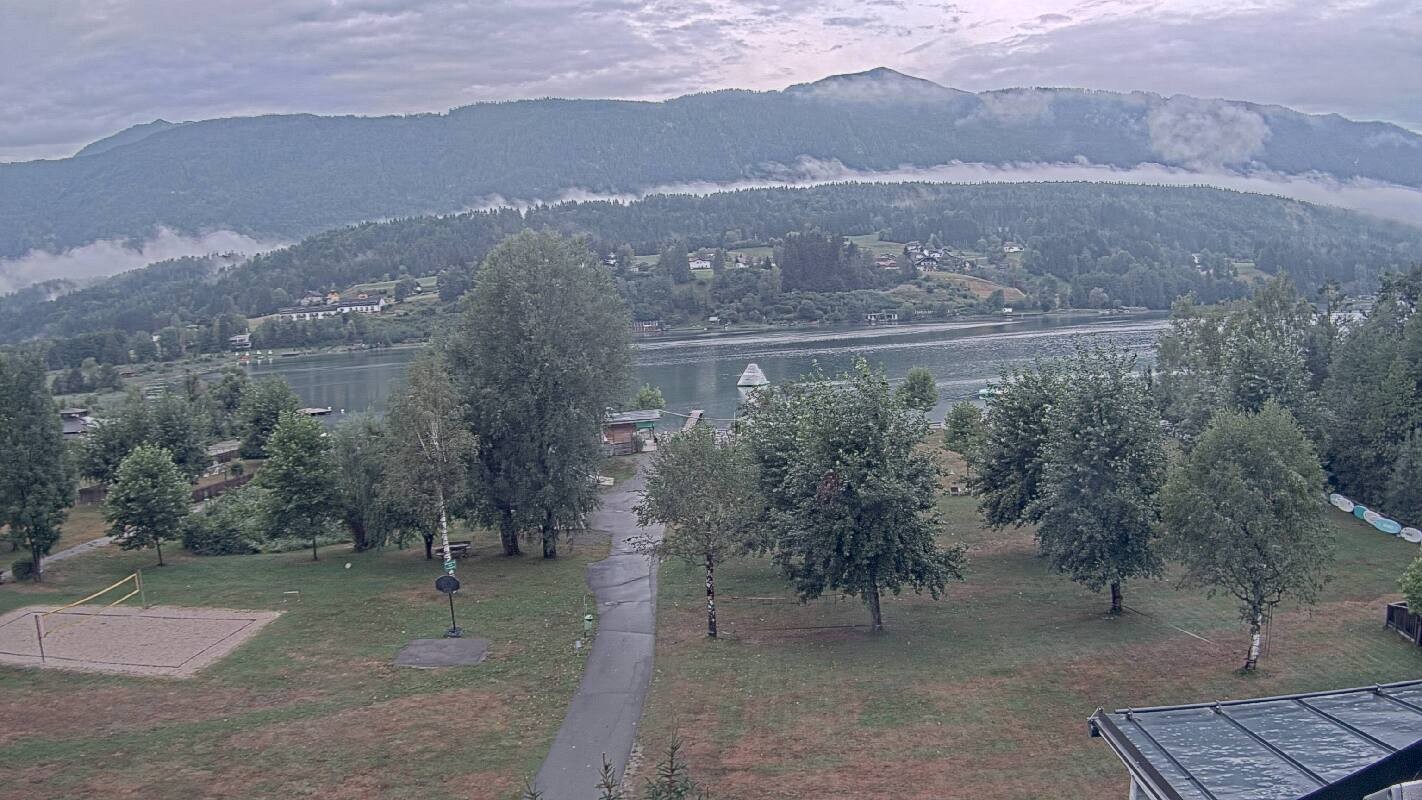 Archiv Foto Webcam Schluga: Campingplatz und Strandbad