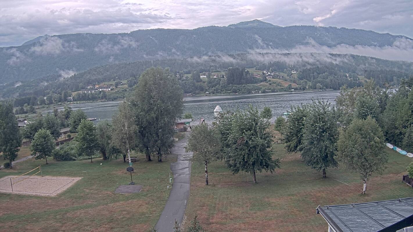 Archiv Foto Webcam Schluga: Campingplatz und Strandbad