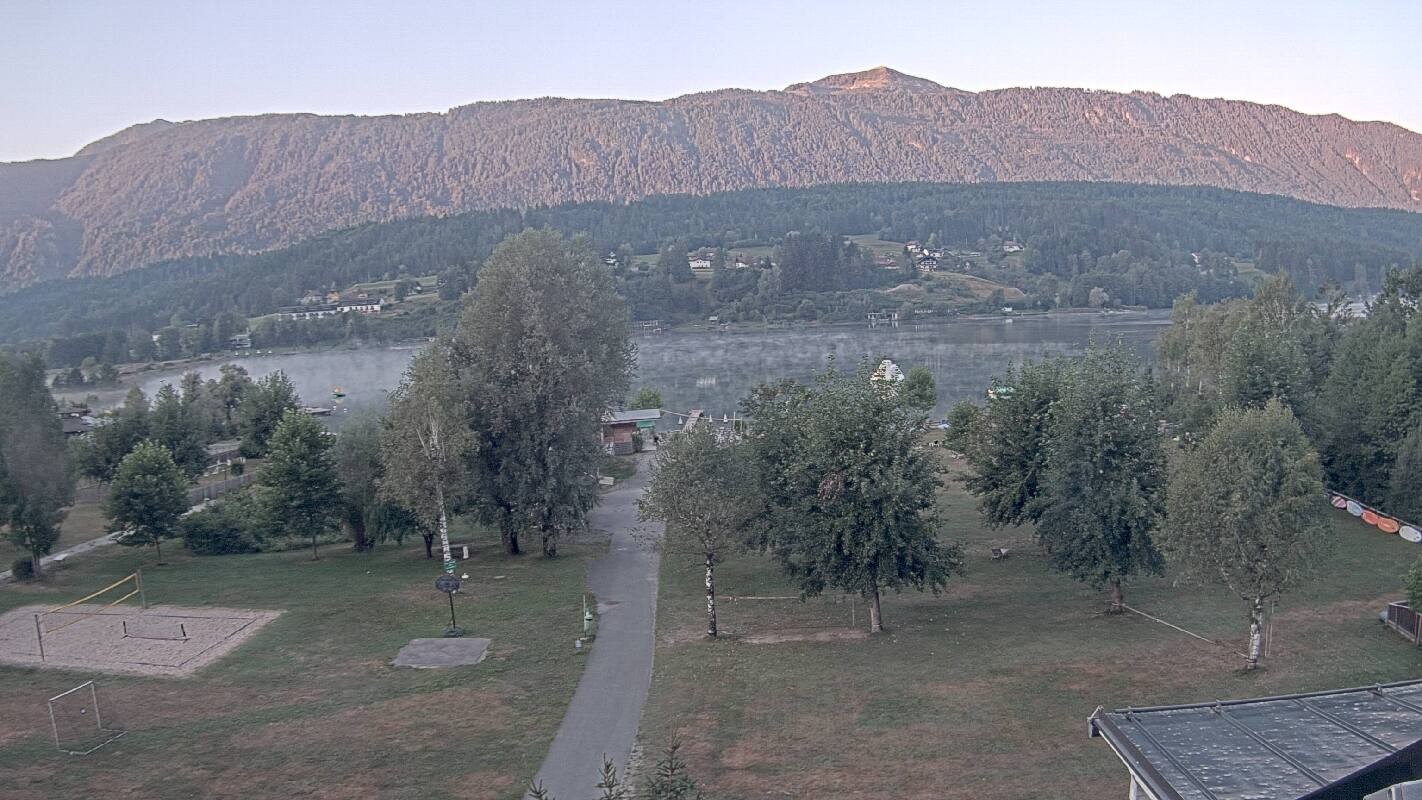 Archiv Foto Webcam Schluga: Campingplatz und Strandbad
