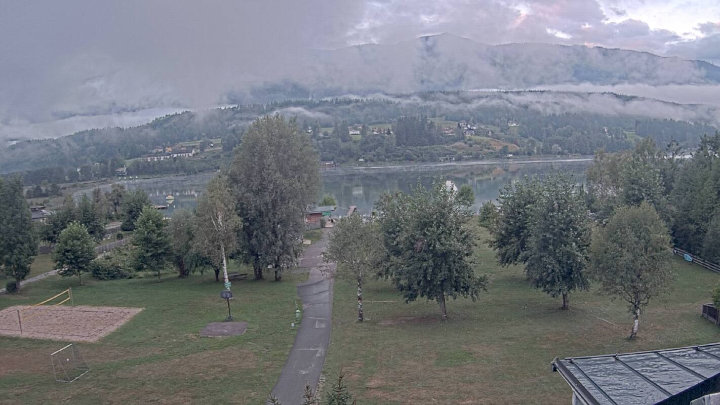 Archiv Foto Webcam Schluga: Campingplatz und Strandbad