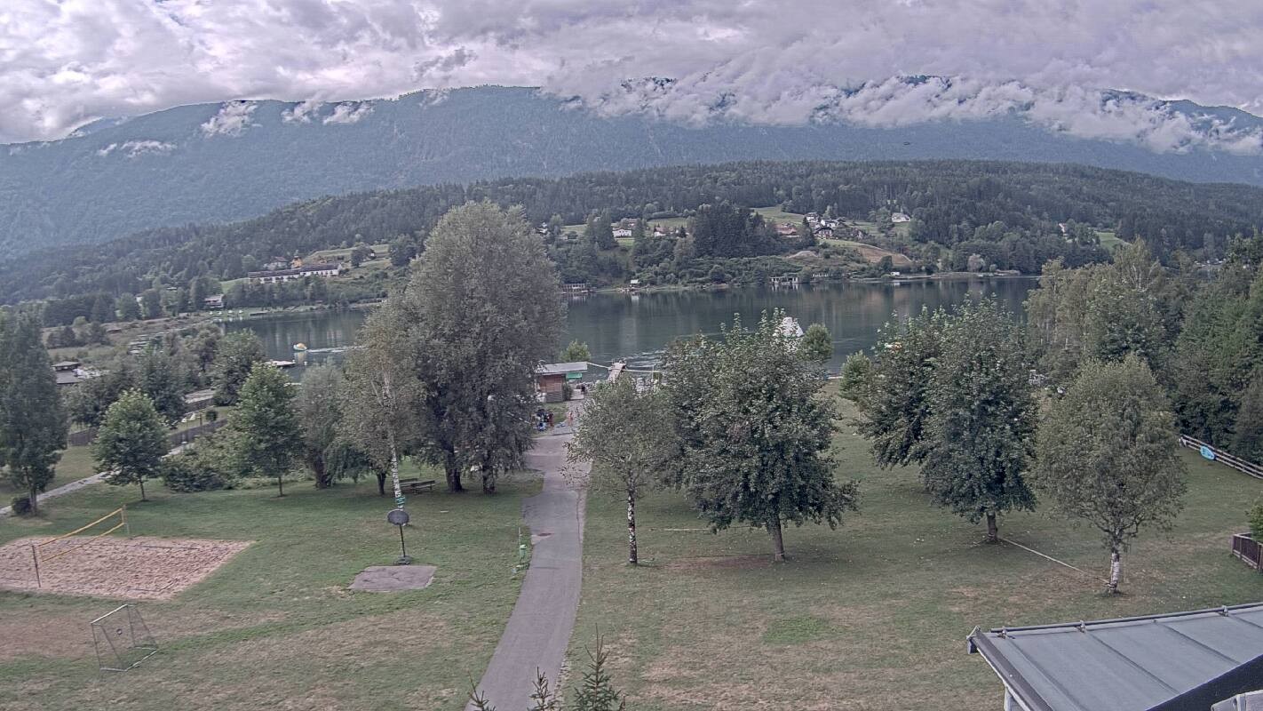 Archiv Foto Webcam Schluga: Campingplatz und Strandbad