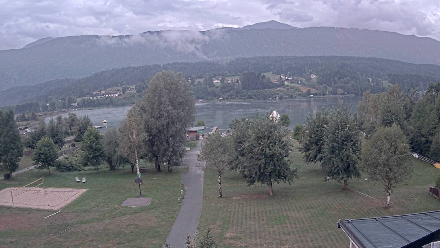 Archiv Foto Webcam Schluga: Campingplatz und Strandbad