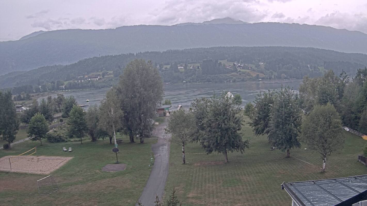 Archiv Foto Webcam Schluga: Campingplatz und Strandbad