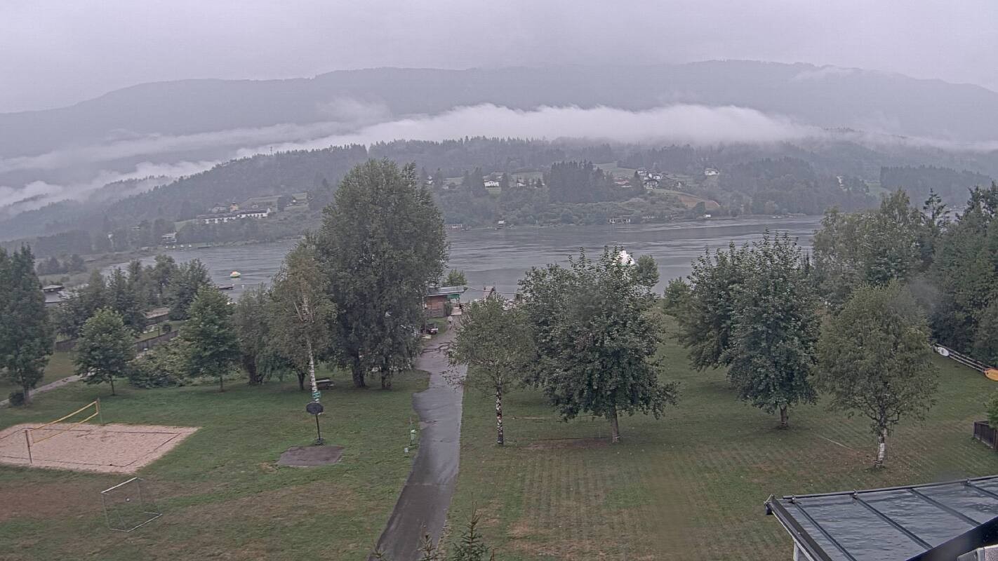 Archiv Foto Webcam Schluga: Campingplatz und Strandbad