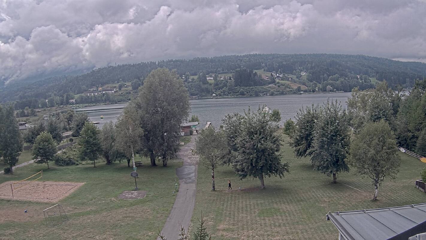 Archiv Foto Webcam Schluga: Campingplatz und Strandbad