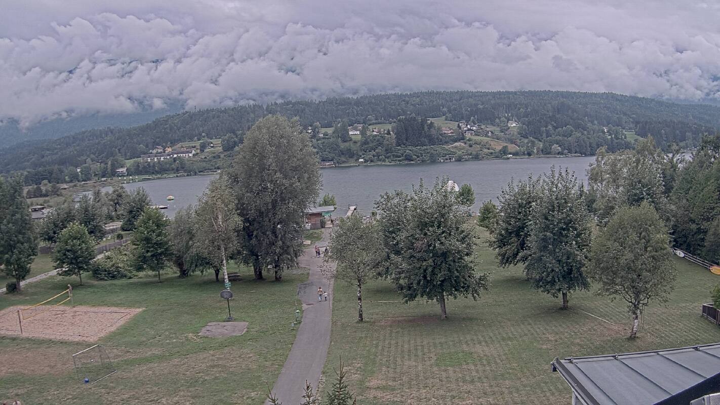 Archiv Foto Webcam Schluga: Campingplatz und Strandbad
