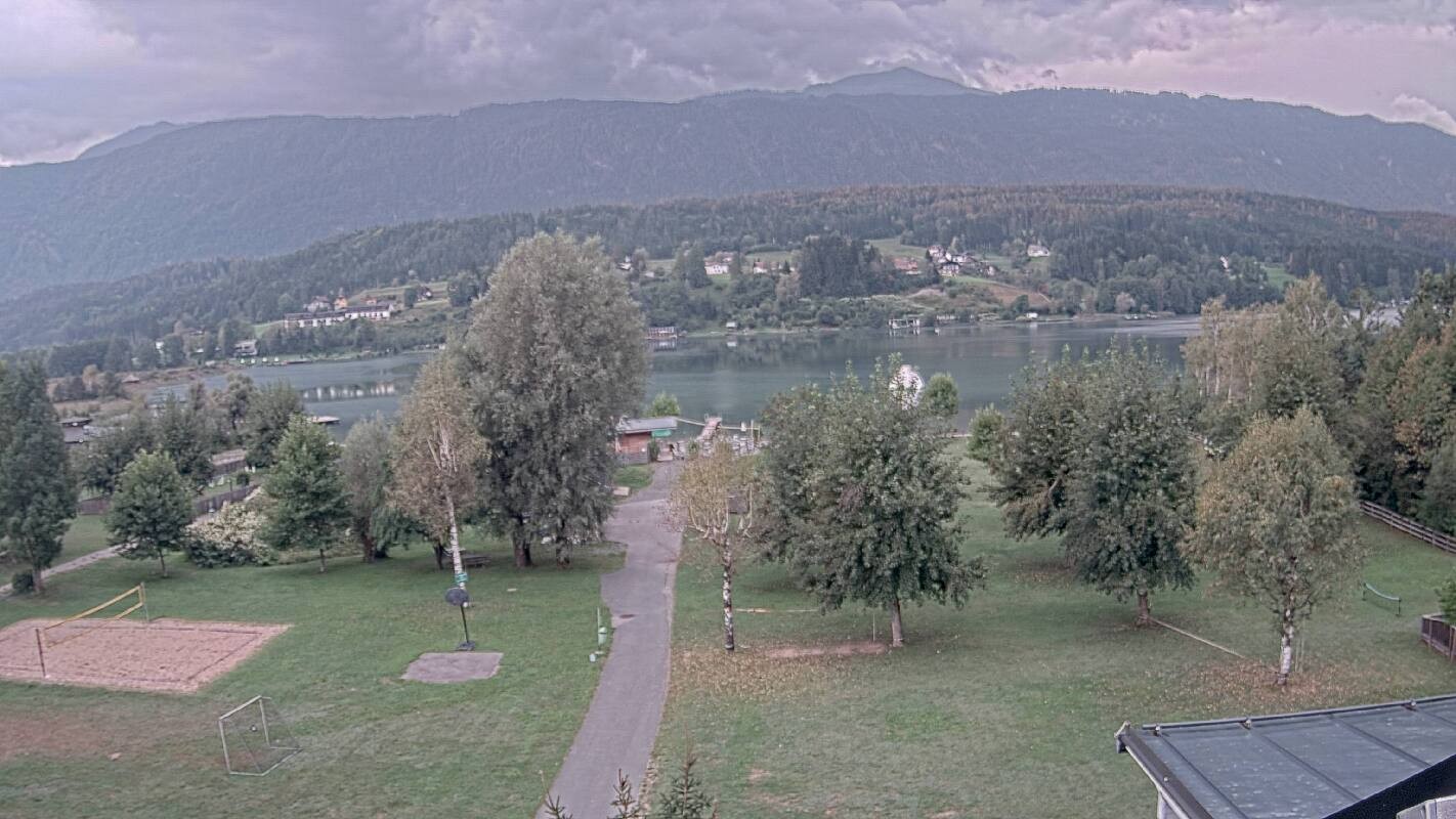 Archiv Foto Webcam Schluga: Campingplatz und Strandbad