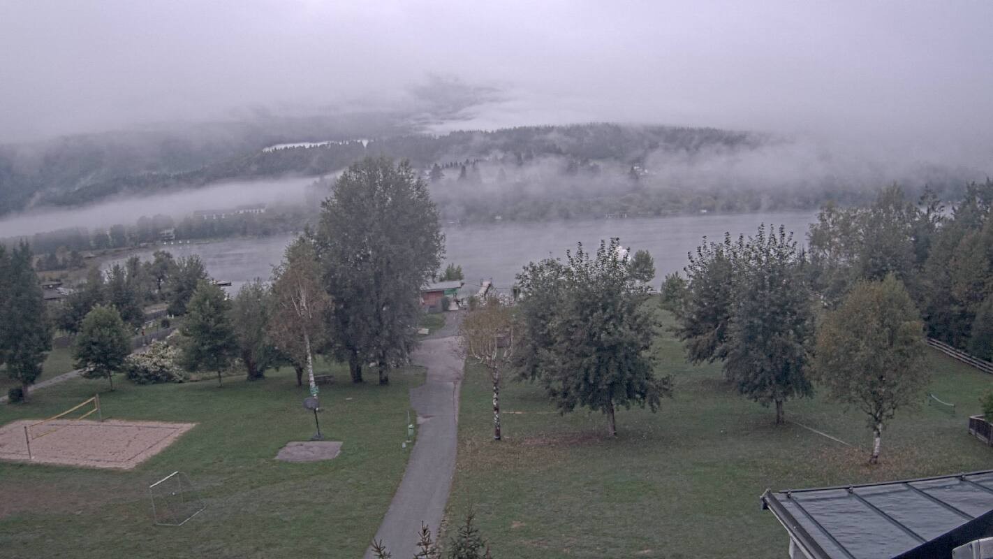 Archiv Foto Webcam Schluga: Campingplatz und Strandbad