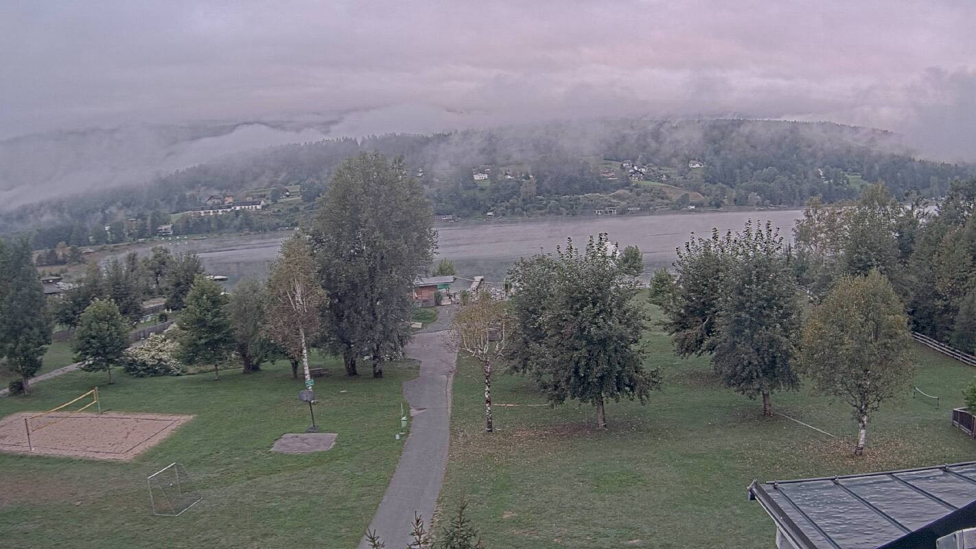 Archiv Foto Webcam Schluga: Campingplatz und Strandbad