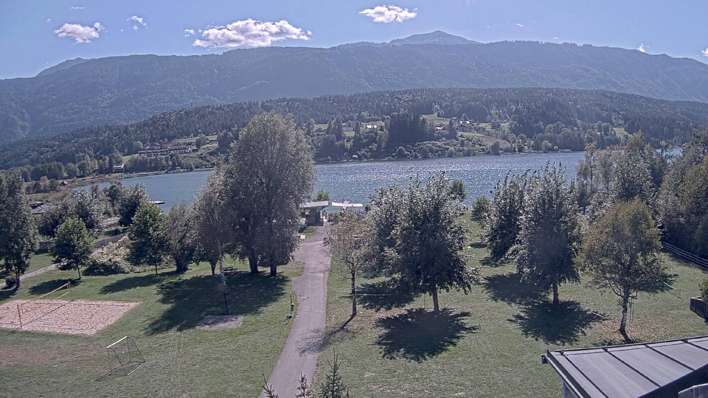 Archiv Foto Webcam Schluga: Campingplatz und Strandbad