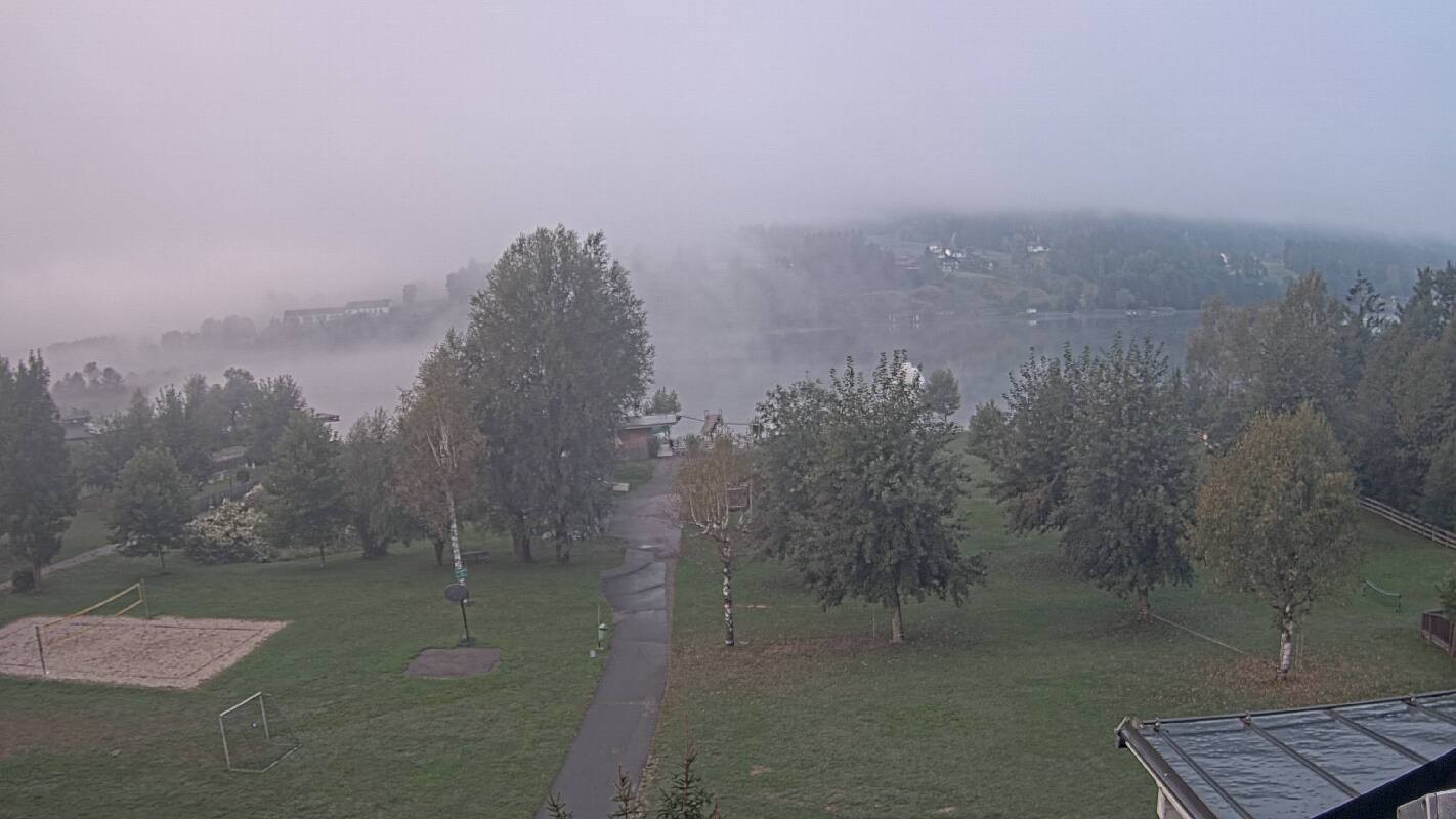 Archived image Webcam Schluga bathing beach and camping site