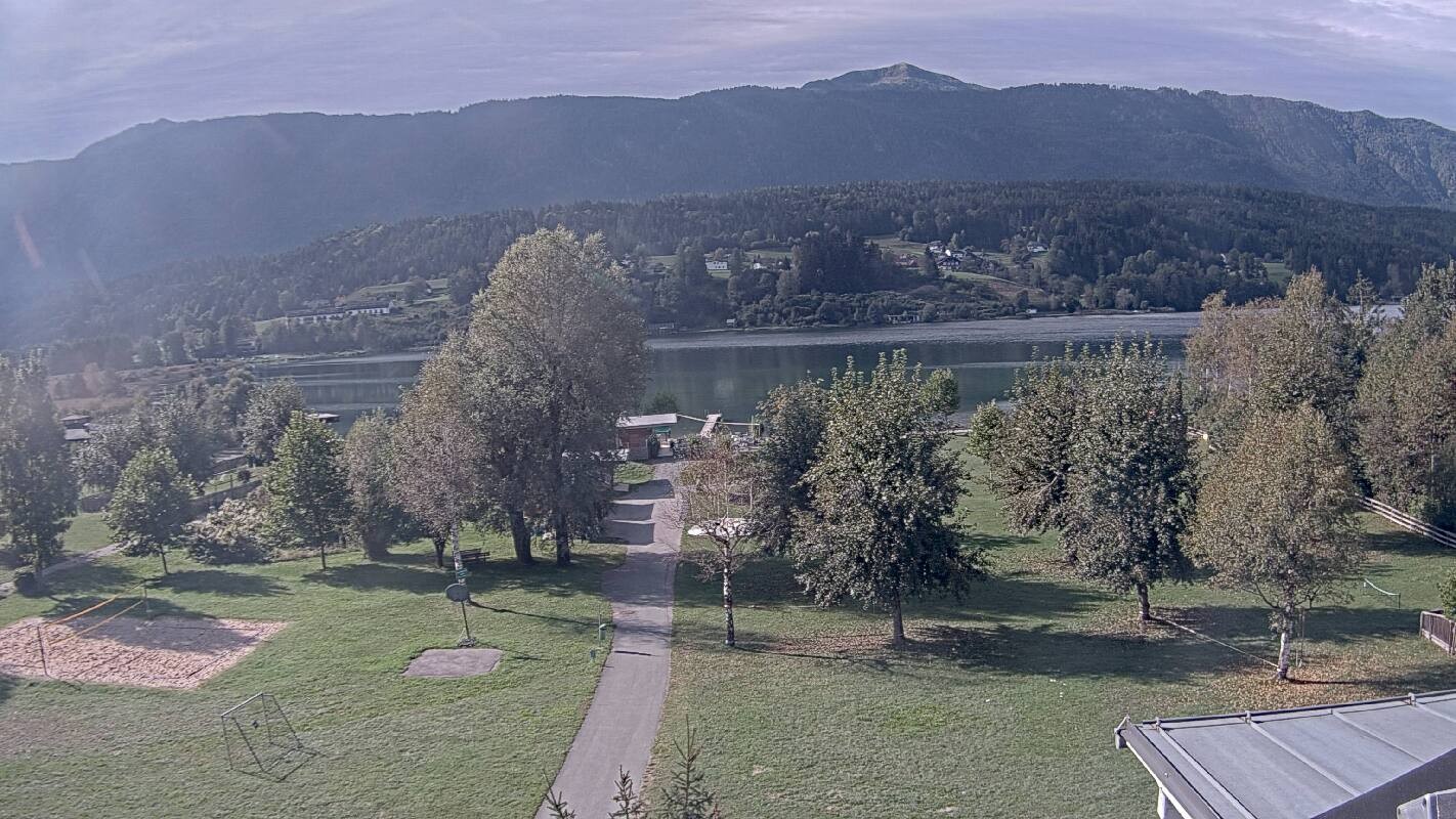 Archiv Foto Webcam Schluga: Campingplatz und Strandbad