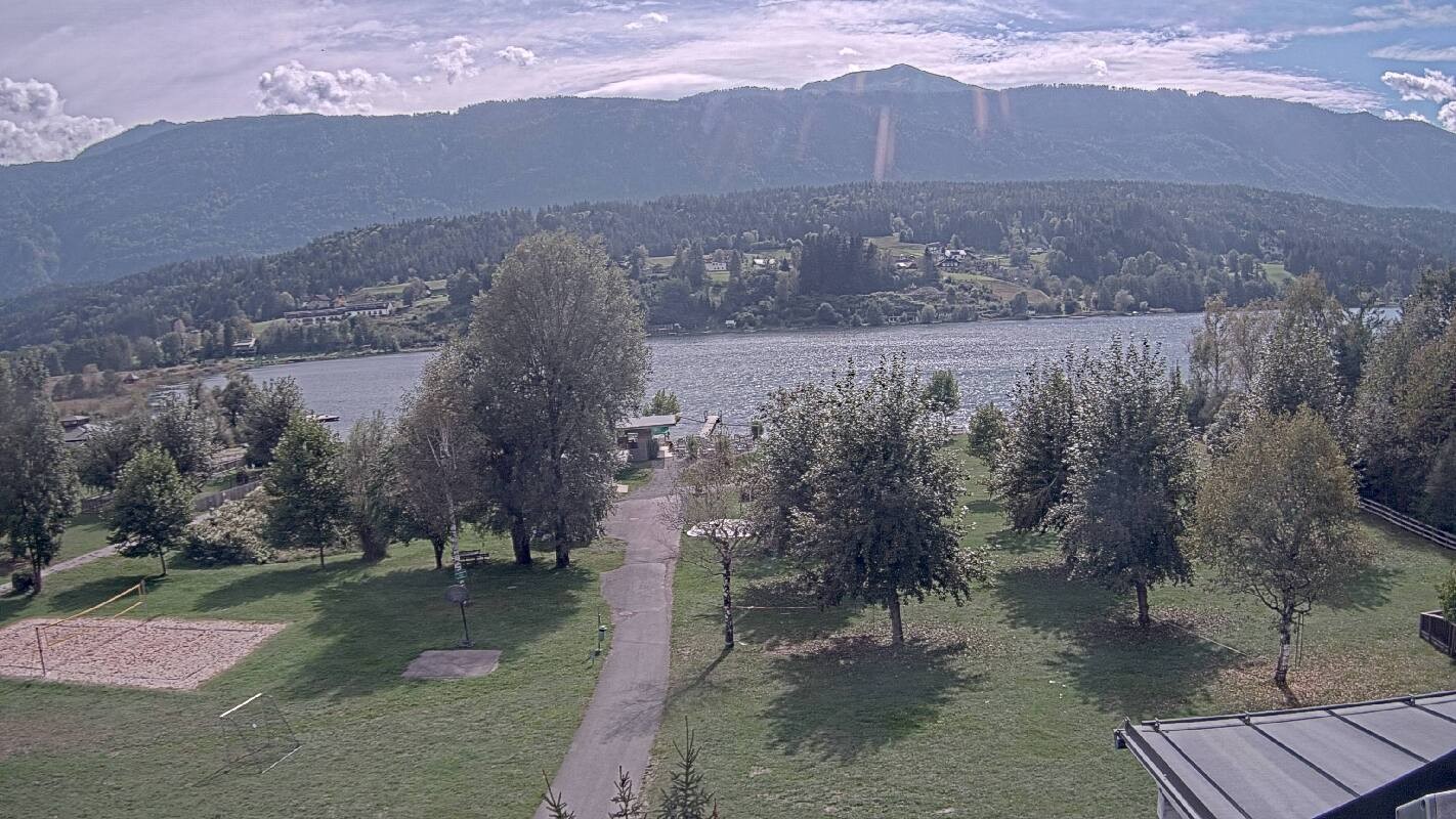 Archiv Foto Webcam Schluga: Campingplatz und Strandbad