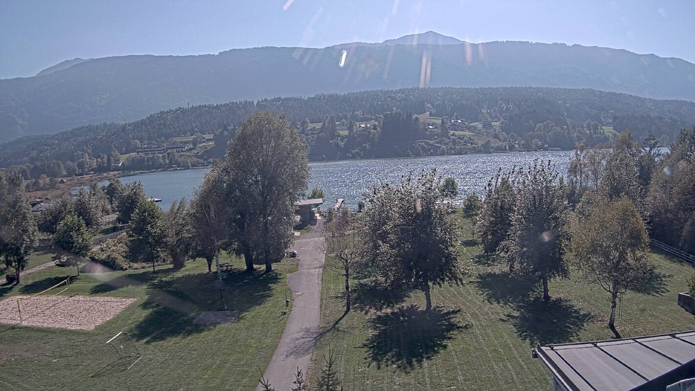 Archiv Foto Webcam Schluga: Campingplatz und Strandbad