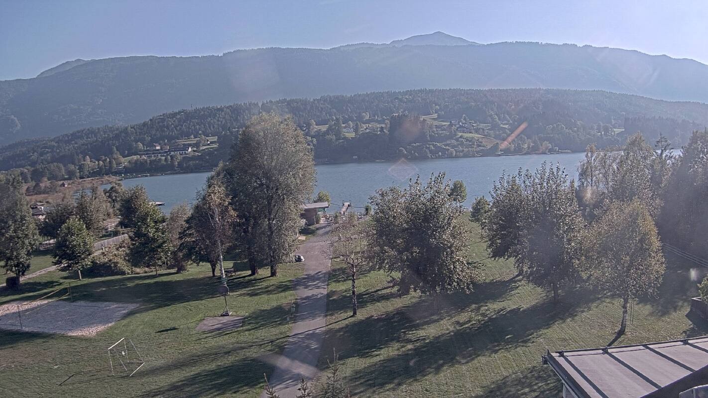 Archiv Foto Webcam Schluga: Campingplatz und Strandbad