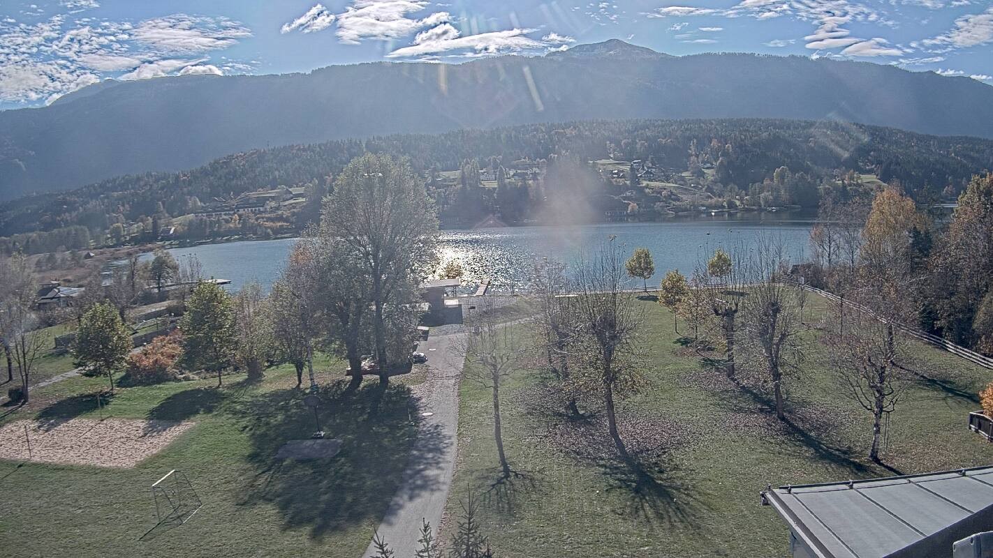 Archiv Foto Webcam Schluga: Campingplatz und Strandbad