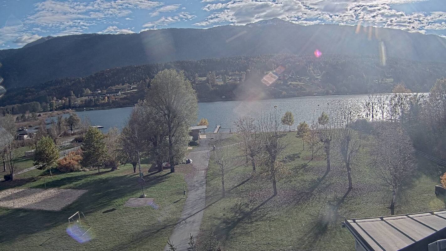 Archiv Foto Webcam Schluga: Campingplatz und Strandbad