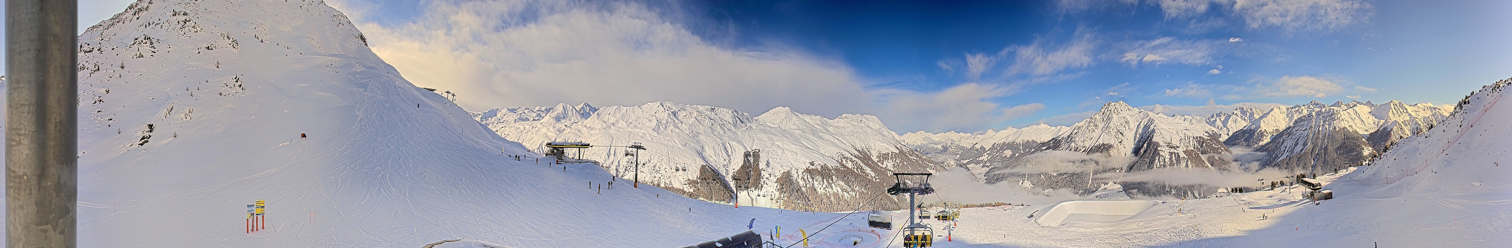 Archived image Webcam Ski resort Schöneben / Reschenpass