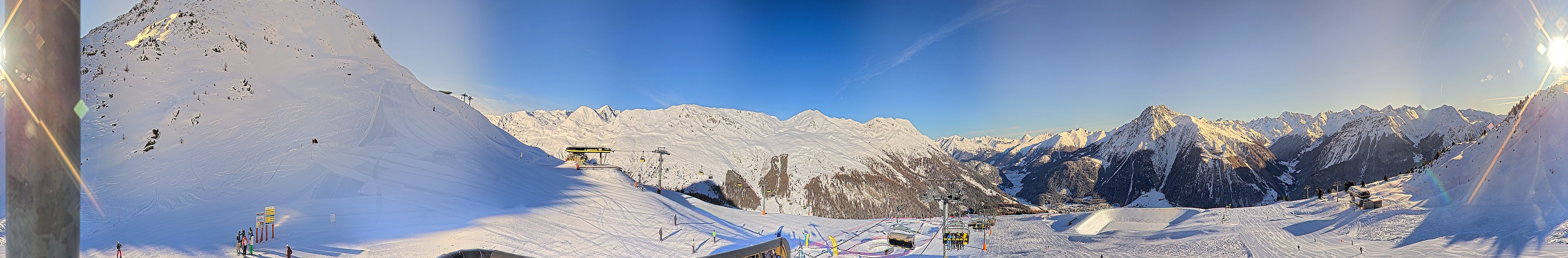 Archived image Webcam Ski resort Schöneben / Reschenpass