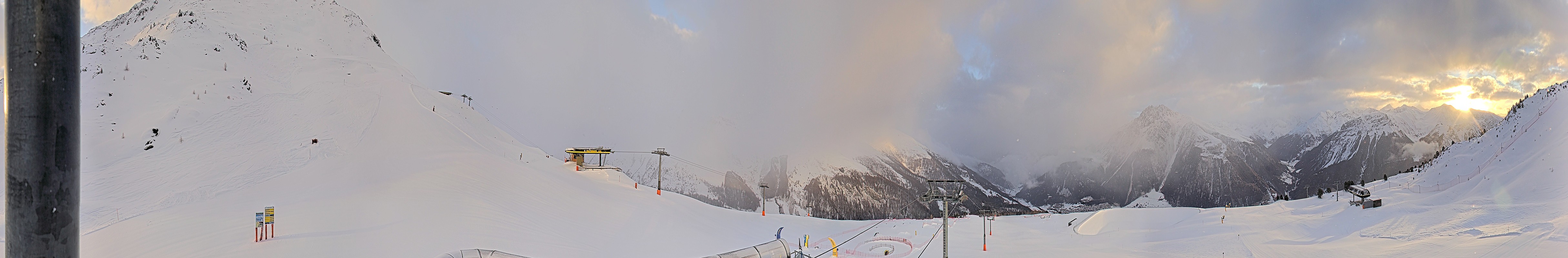 Archived image Webcam Ski resort Schöneben / Reschenpass