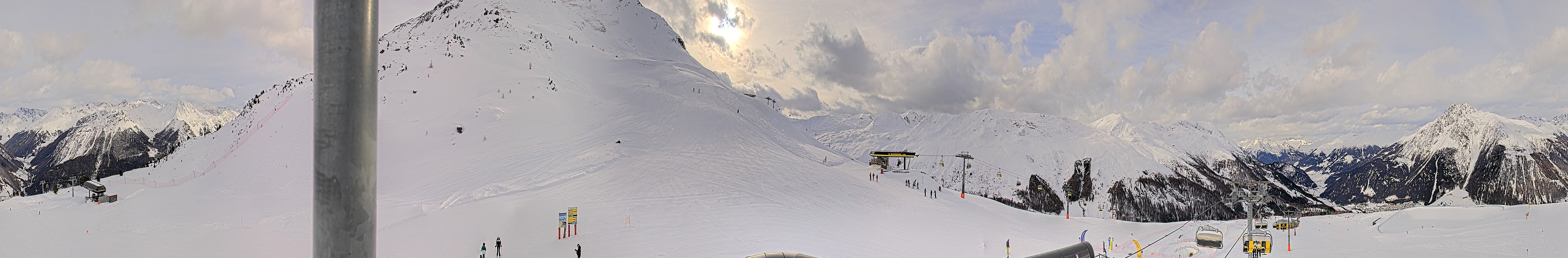 Archived image Webcam Ski resort Schöneben / Reschenpass