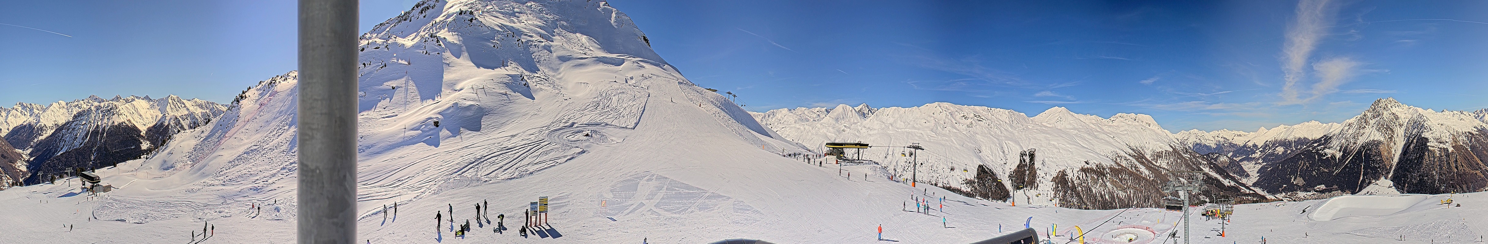 Archived image Webcam Ski resort Schöneben / Reschenpass