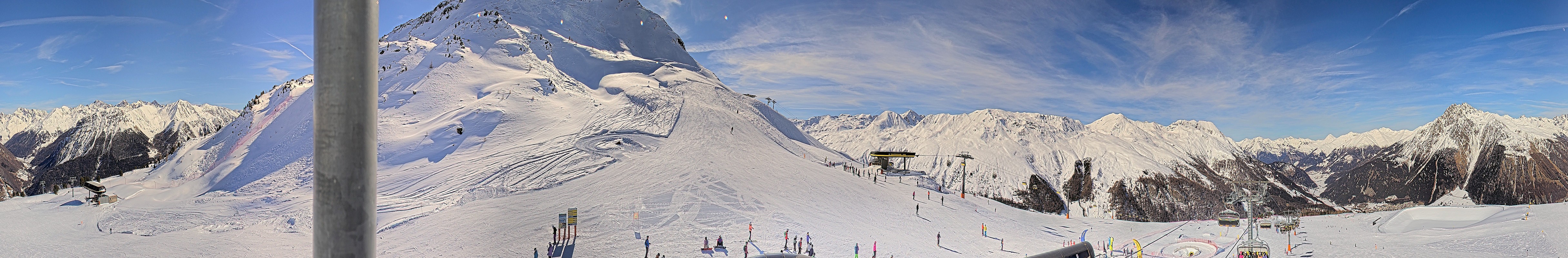 Archived image Webcam Ski resort Schöneben / Reschenpass