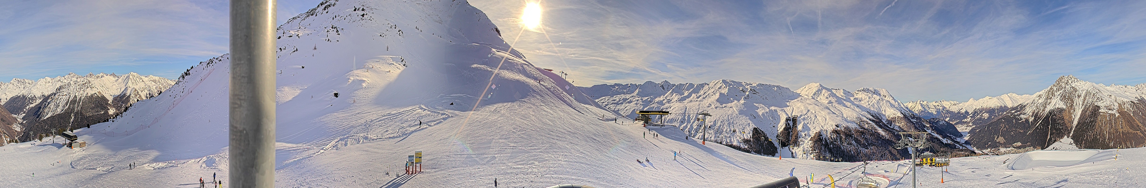 Archived image Webcam Ski resort Schöneben / Reschenpass