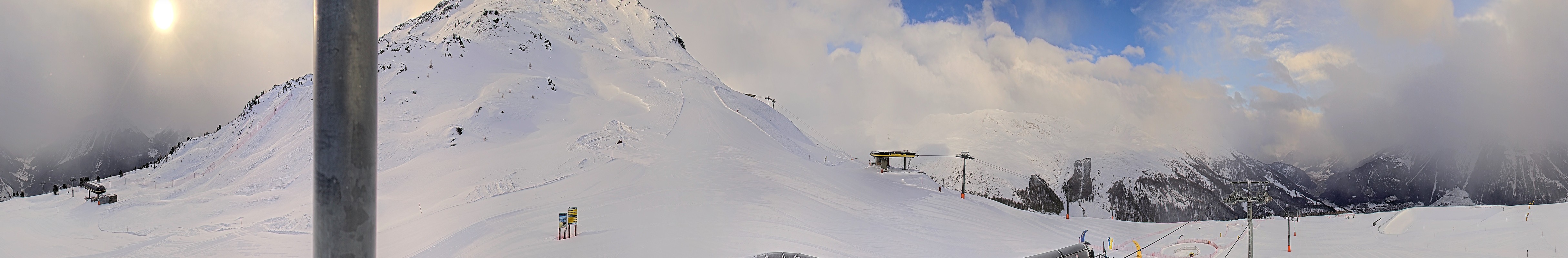 Archived image Webcam Ski resort Schöneben / Reschenpass