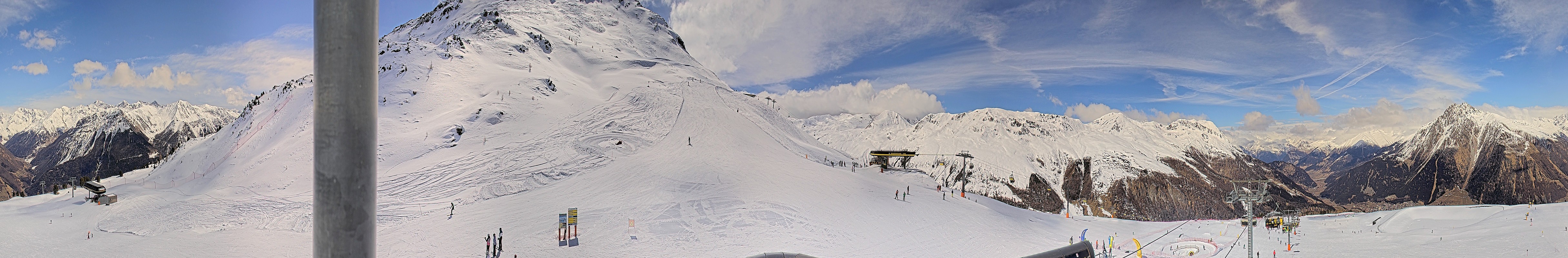 Archived image Webcam Ski resort Schöneben / Reschenpass
