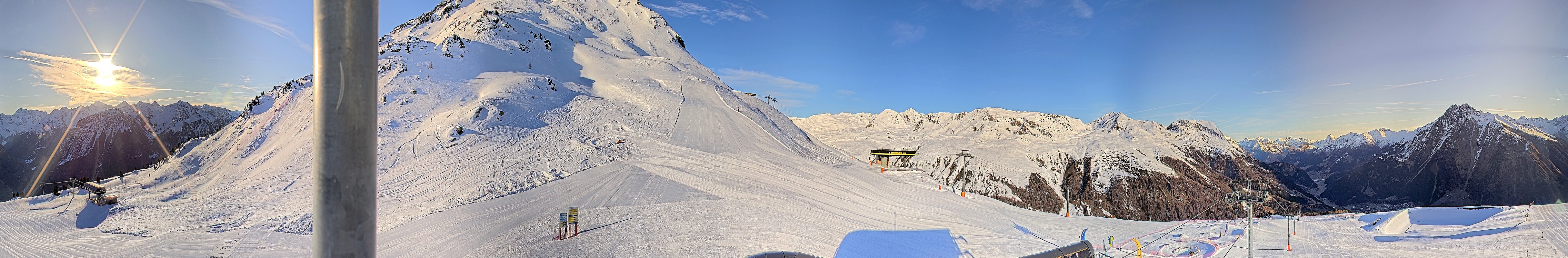 Archived image Webcam Ski resort Schöneben / Reschenpass