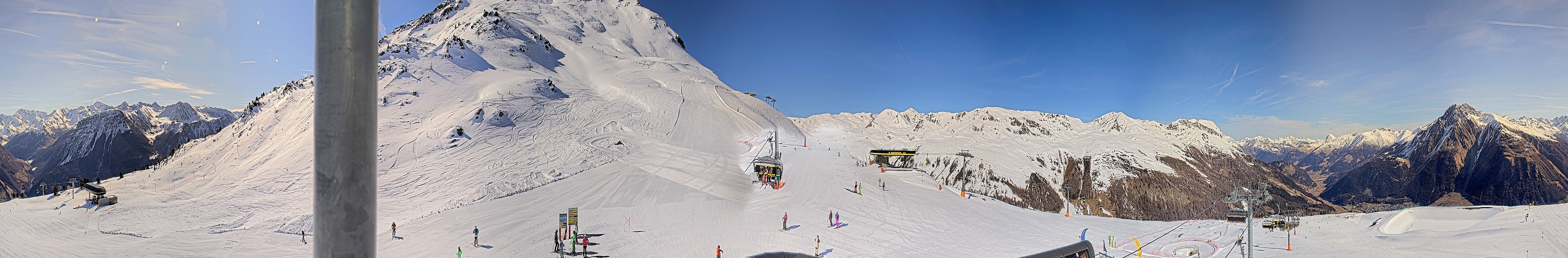 Archived image Webcam Ski resort Schöneben / Reschenpass