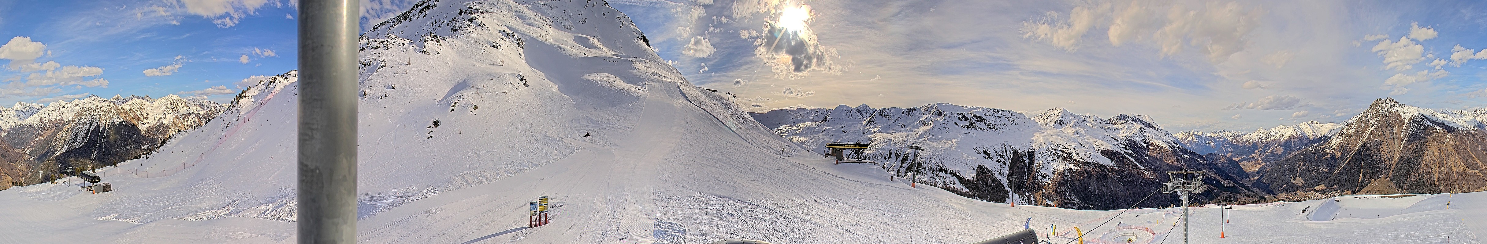 Archived image Webcam Ski resort Schöneben / Reschenpass