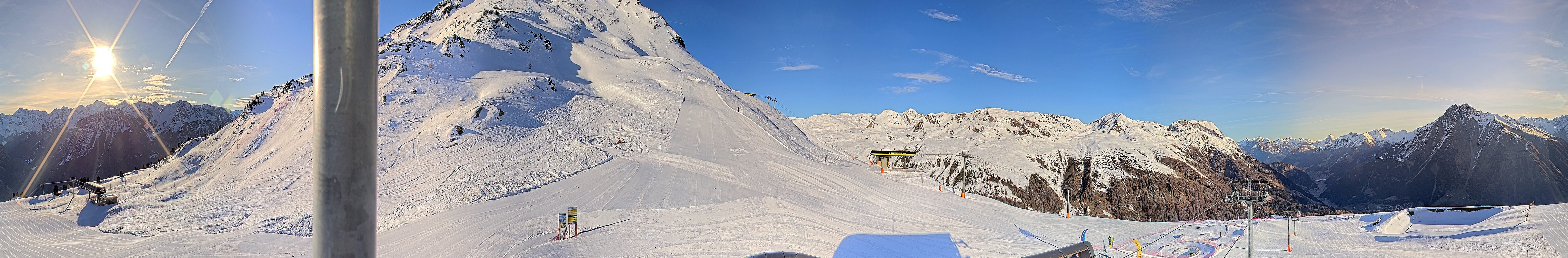 Archived image Webcam Ski resort Schöneben / Reschenpass