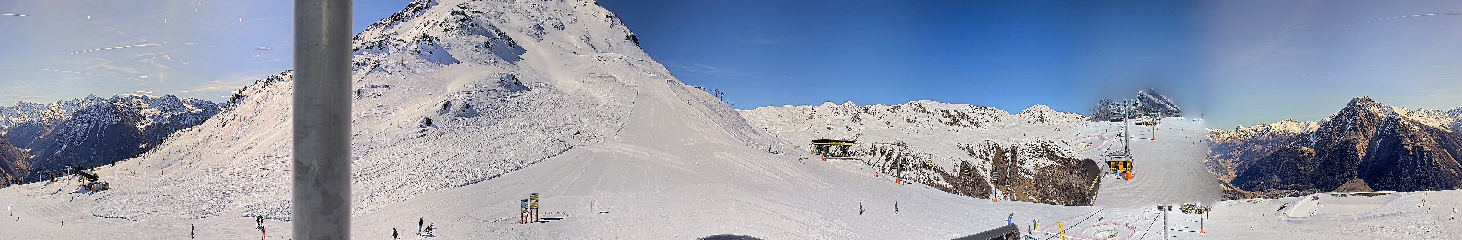 Archived image Webcam Ski resort Schöneben / Reschenpass