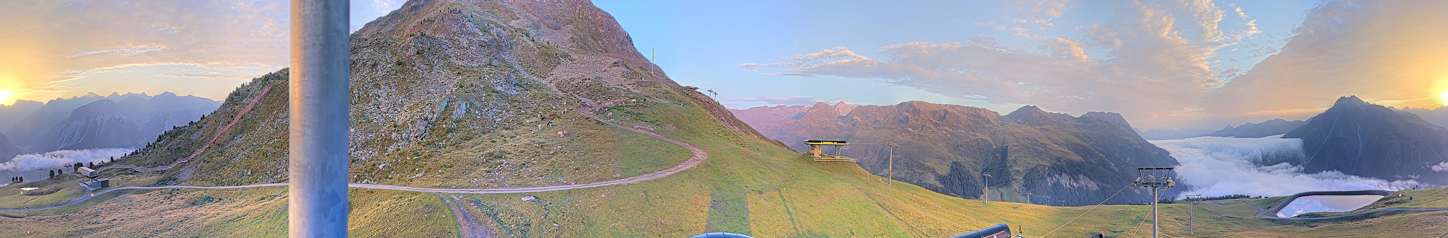 Archived image Webcam Ski resort Schöneben / Reschenpass