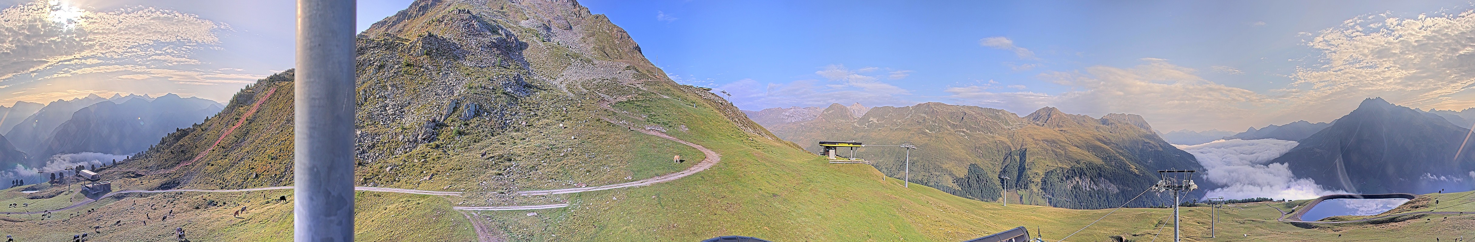 Archived image Webcam Ski resort Schöneben / Reschenpass