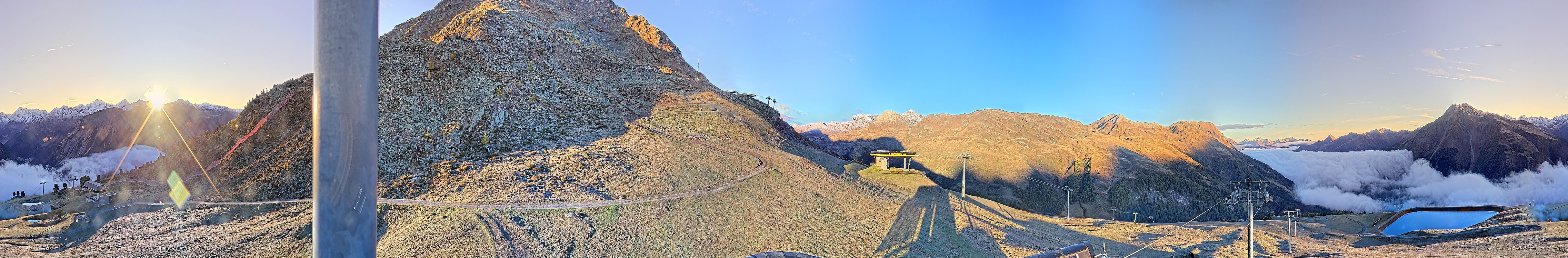 Archived image Webcam Ski resort Schöneben / Reschenpass