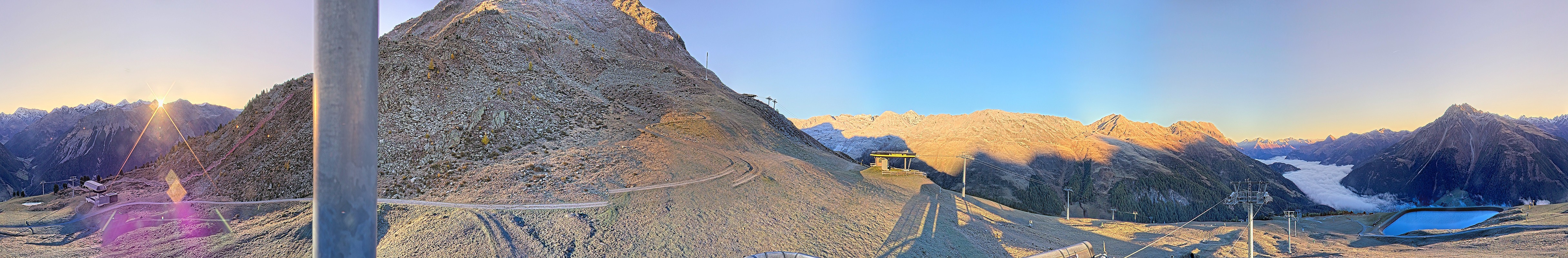 Archived image Webcam Ski resort Schöneben / Reschenpass