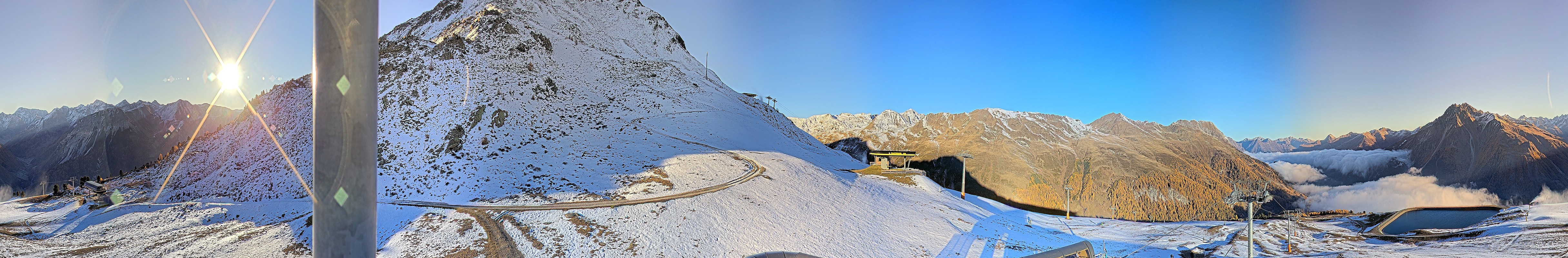 Archived image Webcam Ski resort Schöneben / Reschenpass