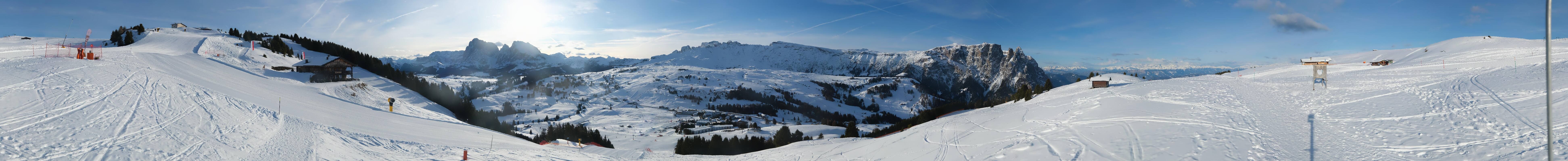 Archived image Webcam Seiser Alm